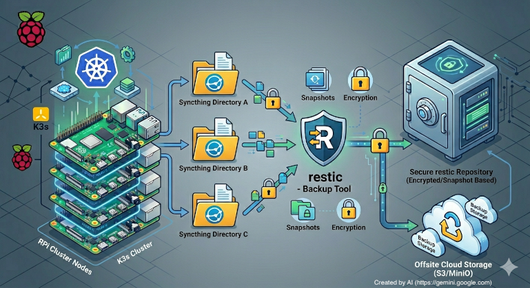 A Restic Backup Solution for Syncthing